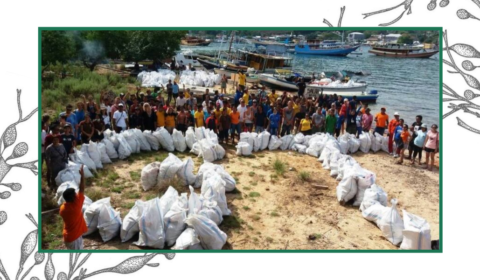 Beach cleanup photo